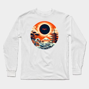 Total Eclipse: April 8, 2024 Long Sleeve T-Shirt